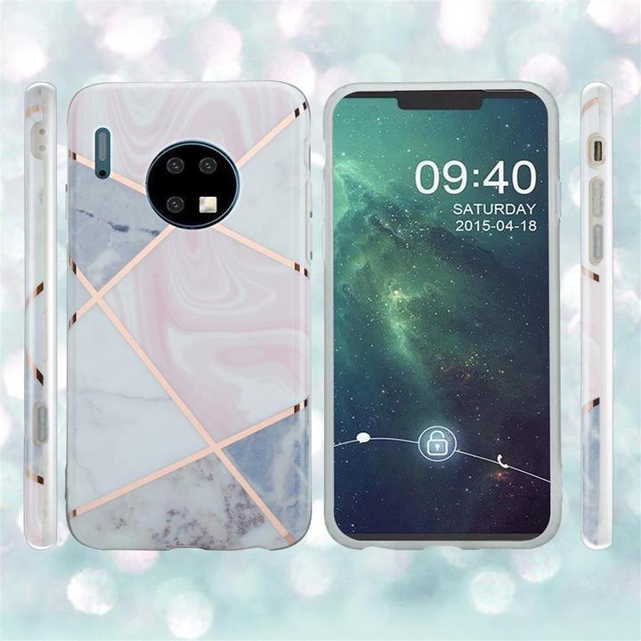 Produktbild Cadorabo IMD TPU Bunter Marmor Cover (Huawei Mate 30)