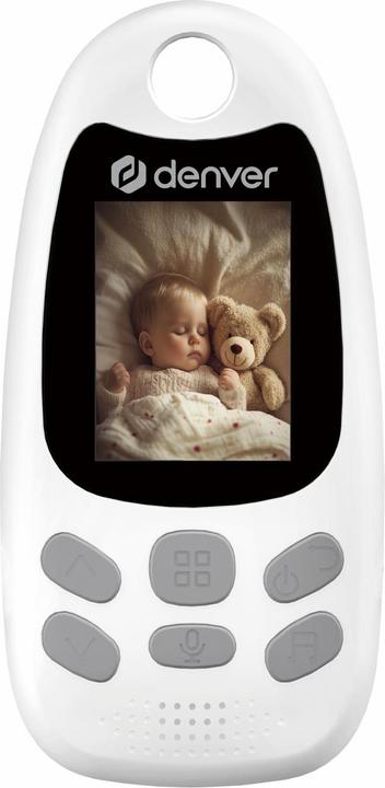 Immagine prodotto Denver BC-250 Babycam mit Monitor 2,4 GHz Bianco Neu (Video e audio, 250 m)