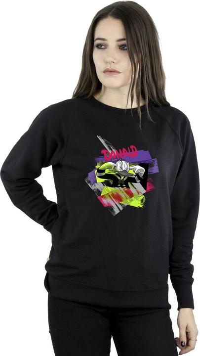 Actual product image Disney Womens/Ladies Donald Duck Ear Plug Bright Sweatshirt (L)