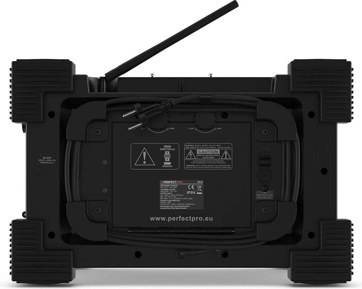 Productafbeelding PerfectPro DAB+ Radio ROCKHART Zwart (DAB+, VHF, NFC, Bluetooth)