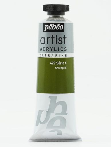 Produktbild Pebeo Artist Acrylics Extrafein Acrylfarben (Grüngold, 37 ml)