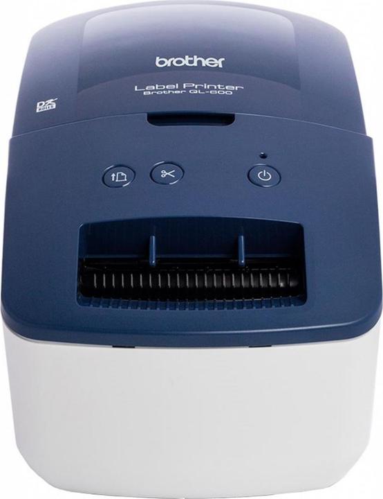Actual product image Brother QL-600B (300 dpi)
