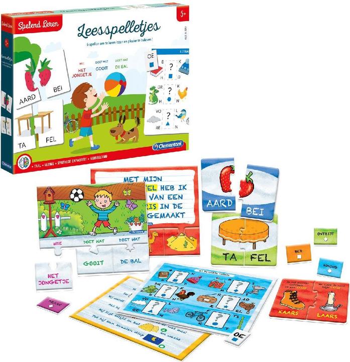 Image du produit Clementoni Playing Learning - Lecture de jeux (Allemand)