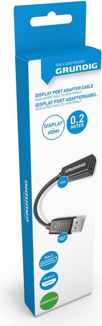 Produktbild Grundig Cable video DisplayPort 0.2m (0.20 m, DisplayPort)