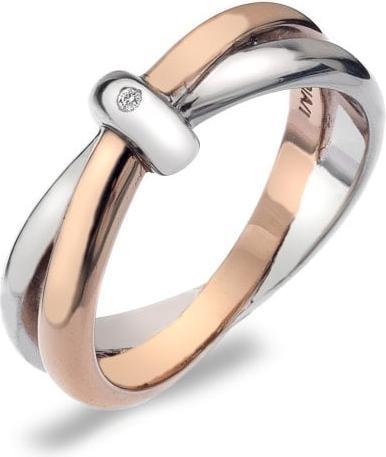 Hot Diamonds Eternity Ring Interlocking DR112 - Circuit : 50 mm (50, Argent 925)