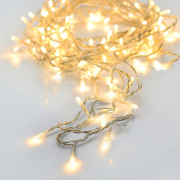 Produktbild H & S Collection 2er-Set LED Lichterkette mit 8 euchtmodi und Timer, 3,6m, batteriebetrieben, IP44 (3.60 m)