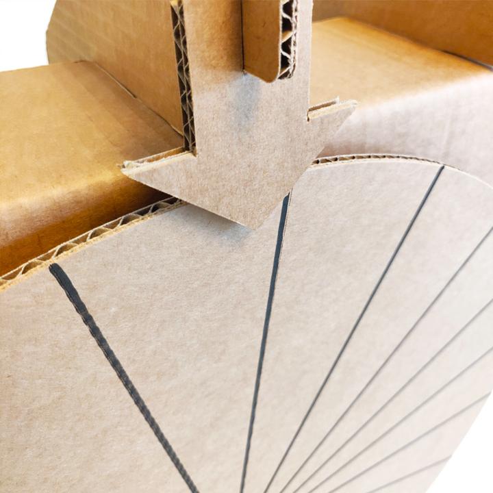 Produktbild Bins and Boxes Glücksrad aus Pappe