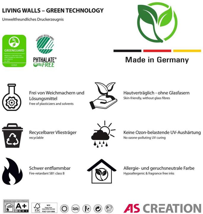Actual product image Livingwalls Walls by Patel 2 akari 1 (270 x 400 cm)