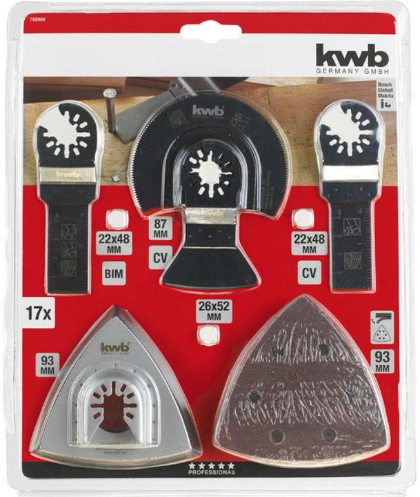 Image du produit kwb Jeu de 23 pièces Mutlitool