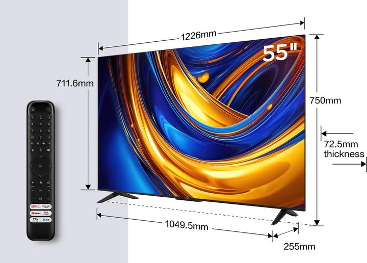 Image du produit TCL 55P655 (55", LCD, 4K, 2024)