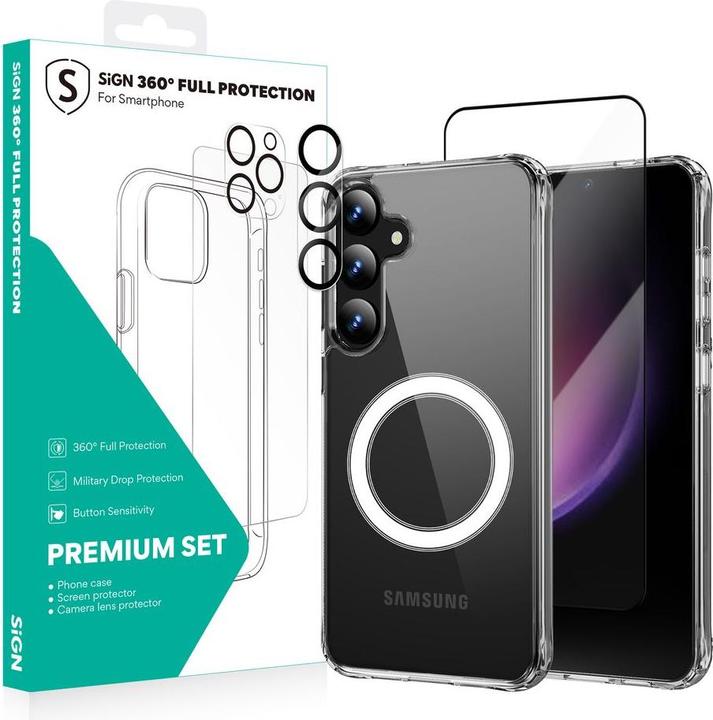 Produktbild SIGN 360 Complete Protection Package for Samsung Galaxy S24 Plus (Samsung Galaxy S24+)