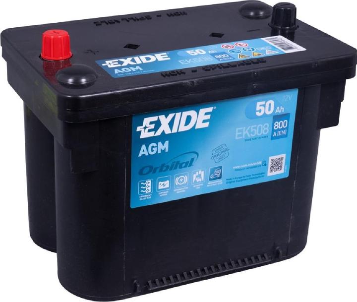 Actual product image Exide start-stop AGM (12 V, 50 Ah, 800 A)