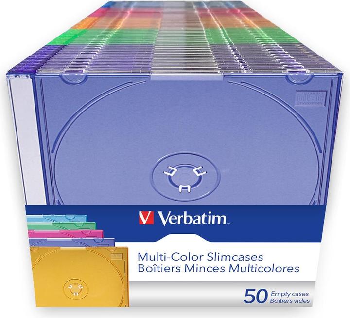 Immagine prodotto Verbatim Custodia Sottile Per Cd/Dvd Jc50 (50 x)