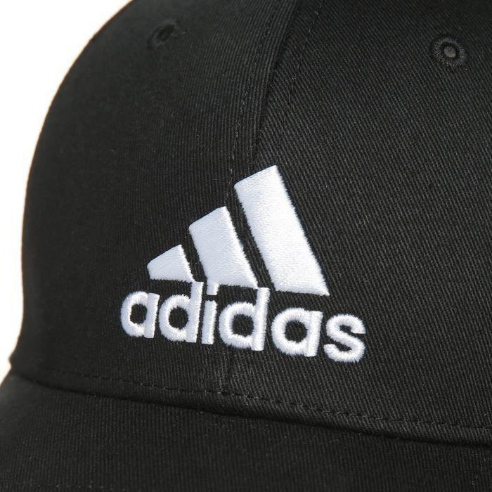 Image du produit adidas Casquette Baseball Cotton Twill, Black/Black/White, OSFM (Taille unique)