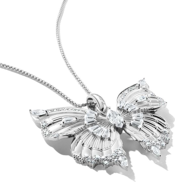 Produktbild Thomas Sabo PE984-051-14 Anhänger butterfly mit Steinen silber Damen (Sterling Silber 925)
