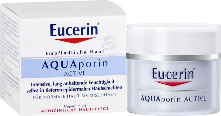 Produktbild Eucerin AQUAporin ACTIVE normale Haut bis Mischhaut Creme, 50 ml Creme (50 ml, 24h Creme)