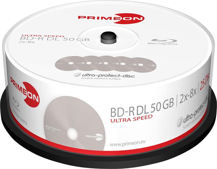 Primeon BD-R DL 50 GB (25 x)