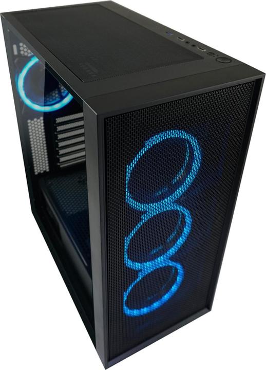 Image du produit LC-Power Gehuse Gaming 802B-ON Black Wandererd X RGB black retail (ATX, mATX, Mini-ITX)