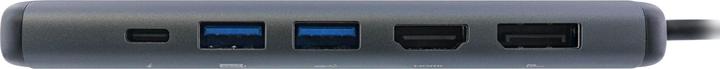 Actual product image InLine 8-in-1 USB-C multihub (USB-C, 5 Ports)