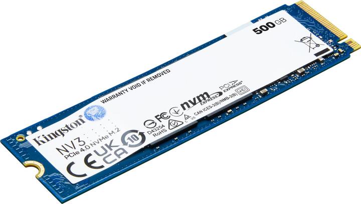 Produktbild Kingston NV3 (500 GB, M.2 2280)