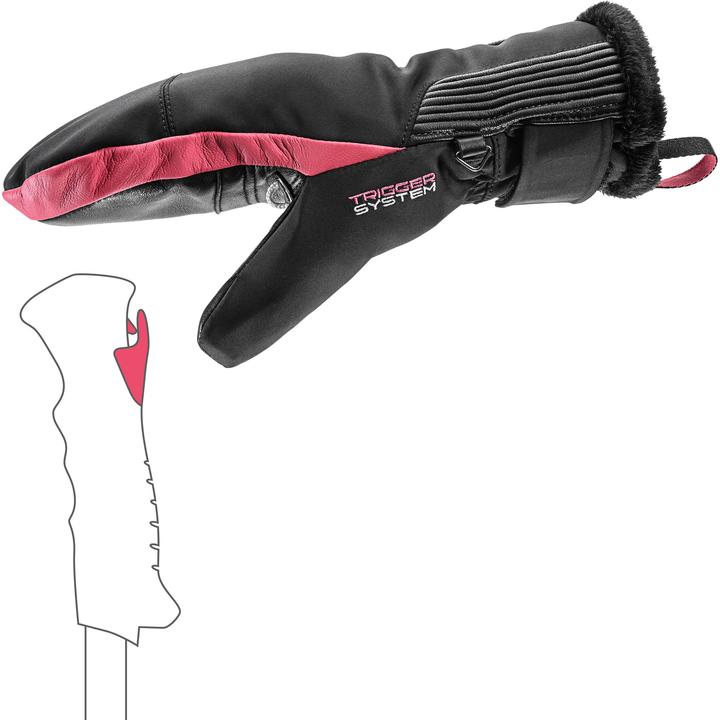 Actual product image Leki Women's Vallarta 3D Mitt (L)