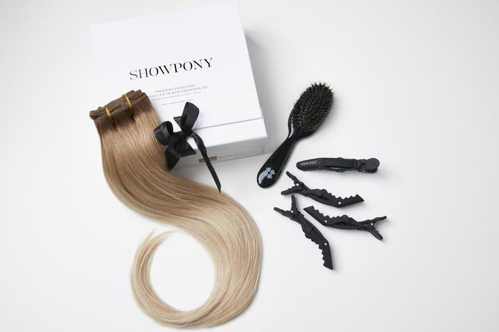 Immagine prodotto Showpony - 20" 7 Pezzi Clip In Boxset- Cookies N Cream Ombre (Biscotti e Crema Ombre, 50.80 cm)