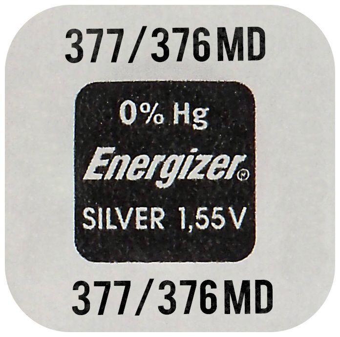 Image du produit Energizer Oxyde d'argent 377/376 (1 pcs, SR66, 24 mAh)