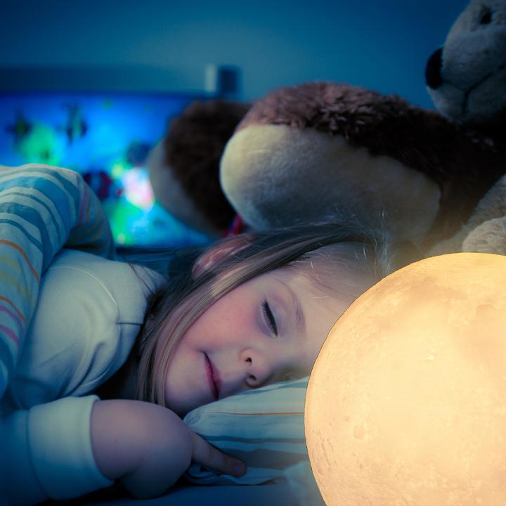 Actual product image Relaxdays Moon Lamp 3D