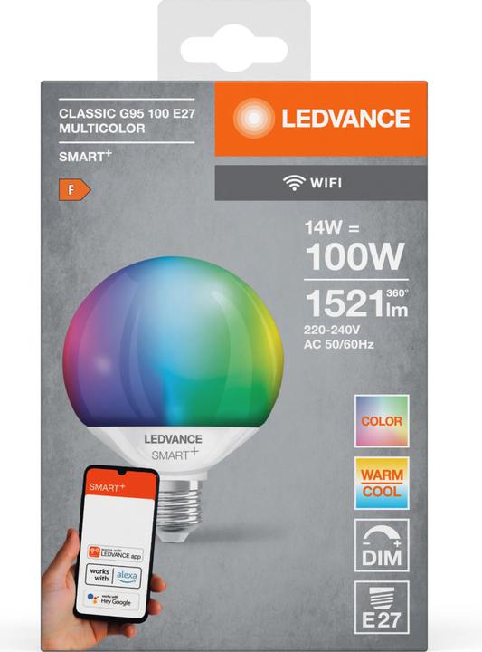 Actual product image Ledvance Smart+ (E27, 14 W, 1521 lm, 1 x, F)