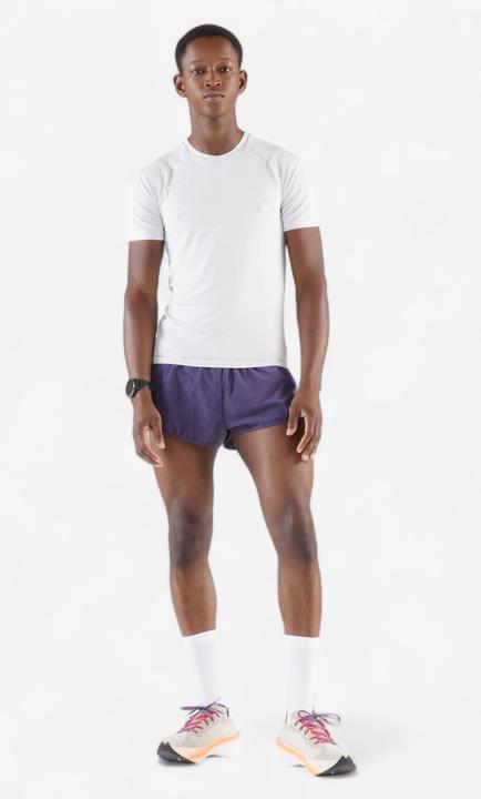 Produktbild Kiprun Laufshirt kurzarm - 500 Komfort Slim weiss (S)