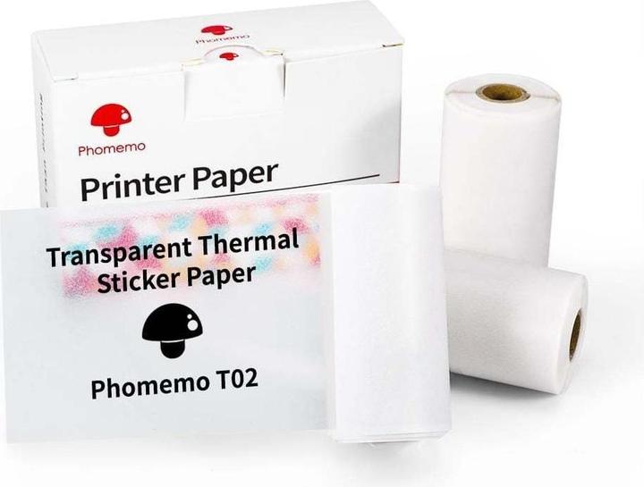 Image du produit Phomemo 3 Rollen Aufkleber Thermopapier