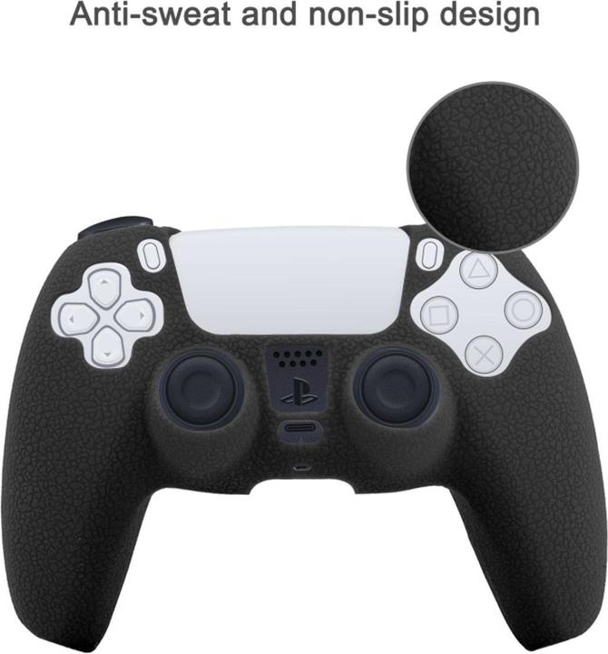 Produktbild König Design Schutzhülle für Playstation 5 PS5 DualSense Controller Schutz Silikon Case Neu (PS5)