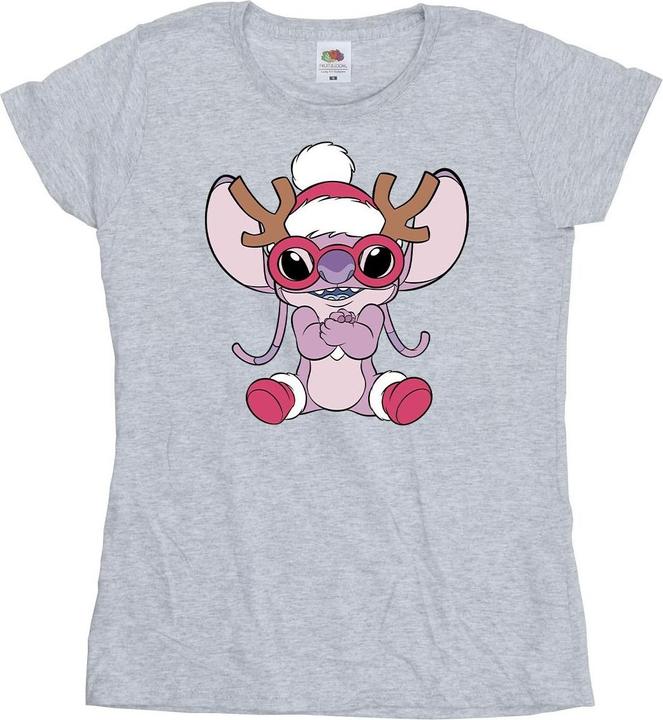 Immagine prodotto Disney Lilo & Stitch Angel Reindeer Maglietta Donna (XL)