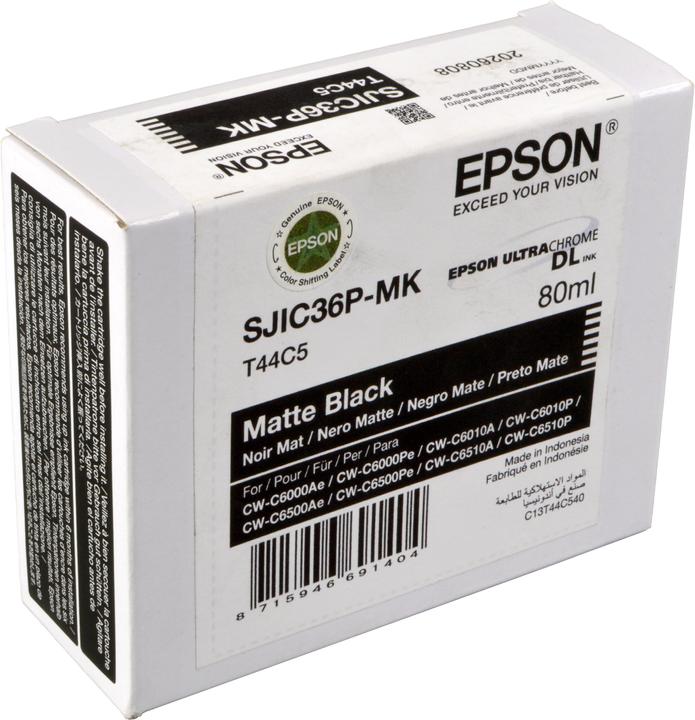 Productafbeelding Epson SJIC36P(MK) - 80 ml - zwart - origineel (BK)