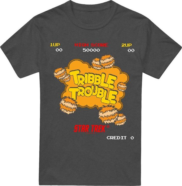Actual product image Unisex Adult Tribble Trouble T-Shirt (XL)
