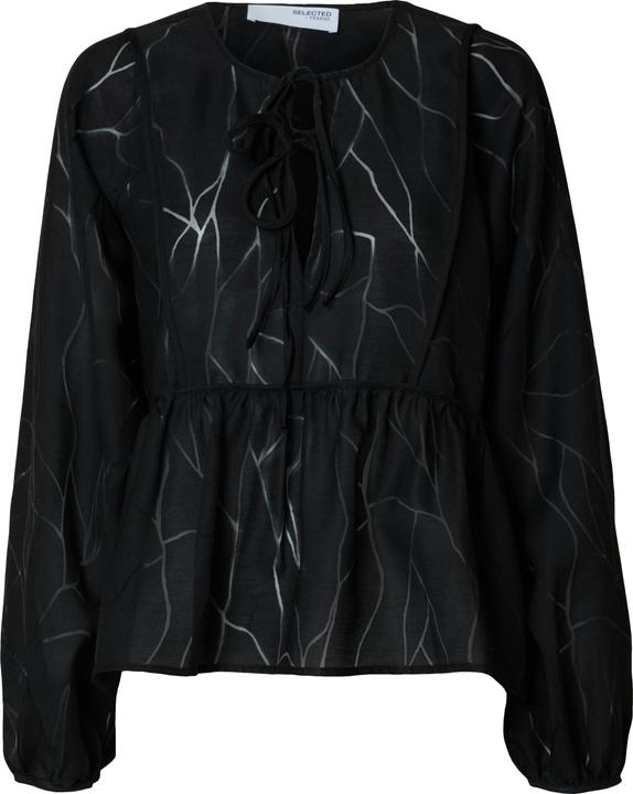 Image du produit Selected Femme Slfnicola Ls Tie Top B (40)