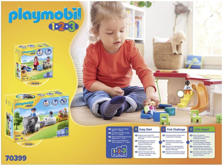 Image du produit Playmobil Mon jardin d'enfants à emporter (70399, Playmobil 1.2.3)