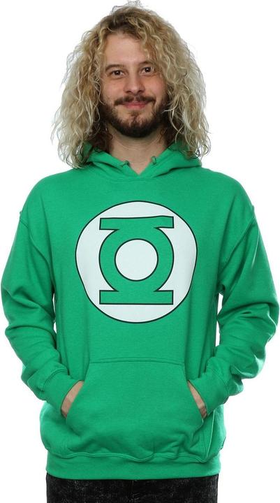 Actual product image Mens Green Lantern Logo Hoodie (XXL)