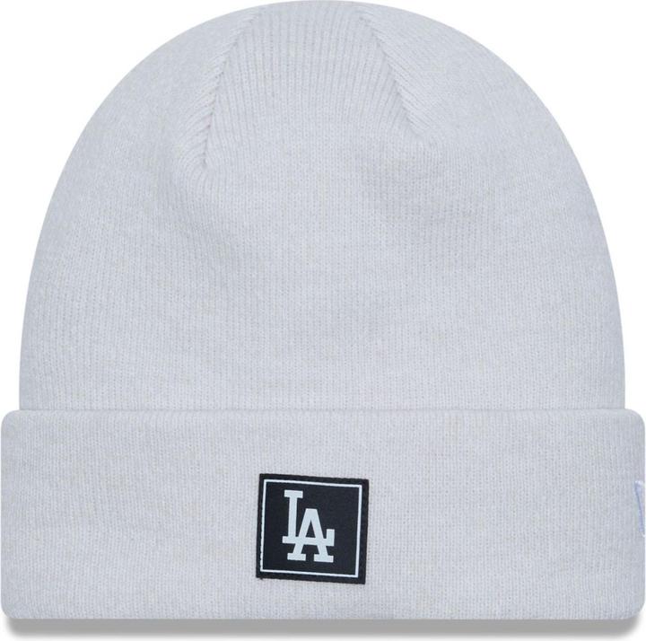 Produktbild New Era Wintermütze Beanie - Patch Los Angeles Dodgers Weiss