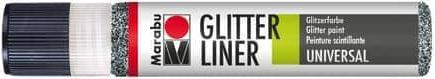 Actual product image Marabu Glitter Liner 25 ml graphite (Glitter graphite, 25 ml)