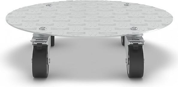 Actual product image Wagner System Plant trolley, aluminium, max. load 150 kg, Ø 300 mm.