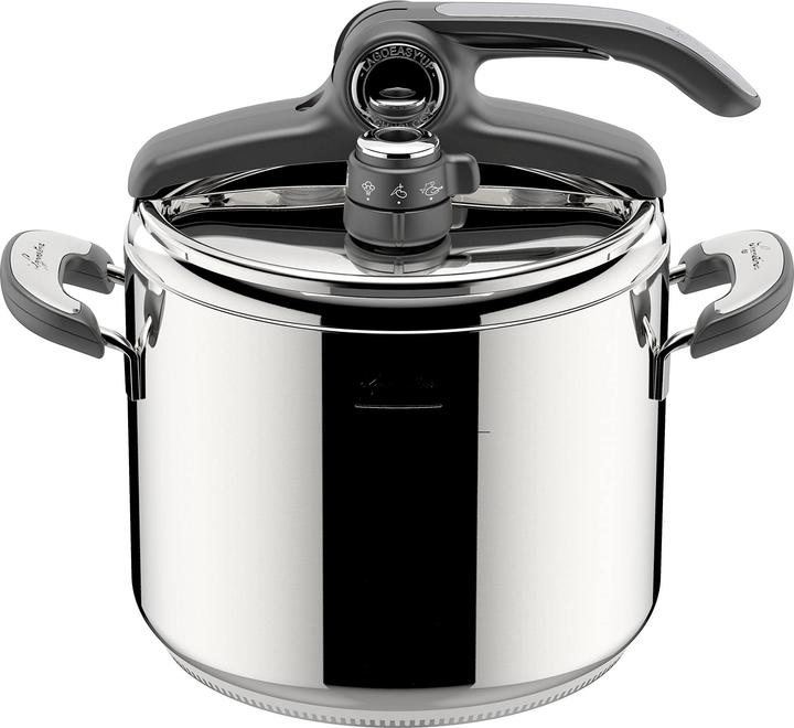 Lagostina Snelkookpan Novia, 22 cm, 7 L (22 cm, Snelkookpan, Roestvrij staal)
