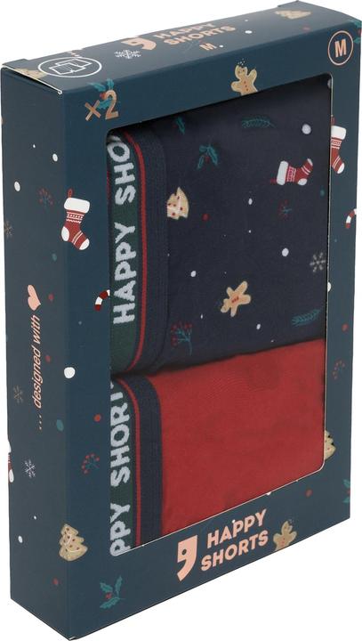 Image du produit Happy shorts Boxer Casual Confortable à porter (XXL, lot de 2)