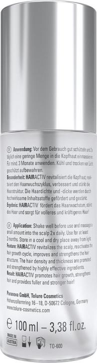 Immagine prodotto Tolure Siero per capelli attivante HAIRACTIV (100 ml)