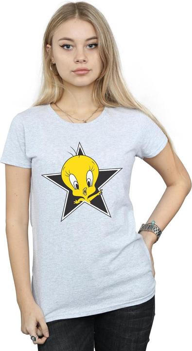 Immagine prodotto Looney Tunes Tweety Pie Star Maglietta Donna (XXL)