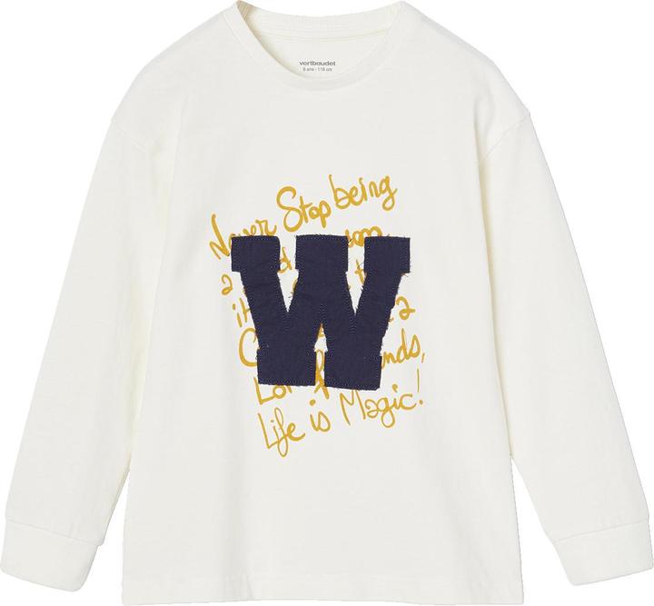 Image du produit Vertbaudet T-shirt garçon avec lettres appliquées, coton recyclé (86)