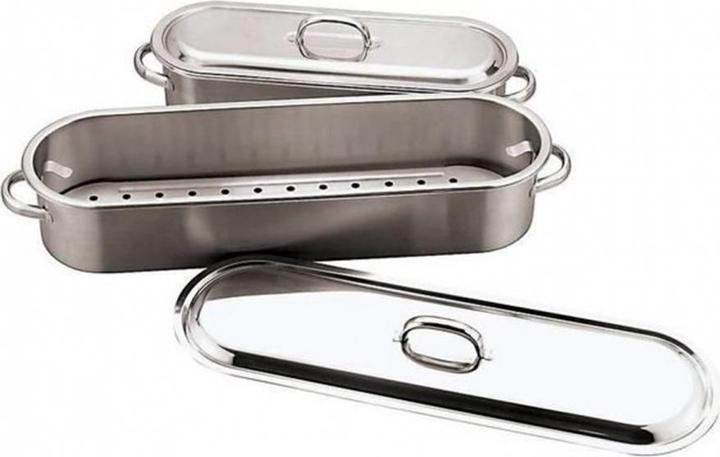 Image du produit Paderno Poêle à poisson (47 cm, Poêle à frire, Acier inoxydable)