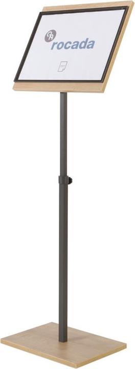 Rocada Info display, DIN A3, 132x40x30cm, magnetic