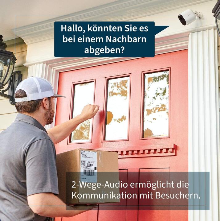 Produktbild Arlo Essential Spotlight Kamera 1er Set, weiss (1920 x 1080 Pixels)