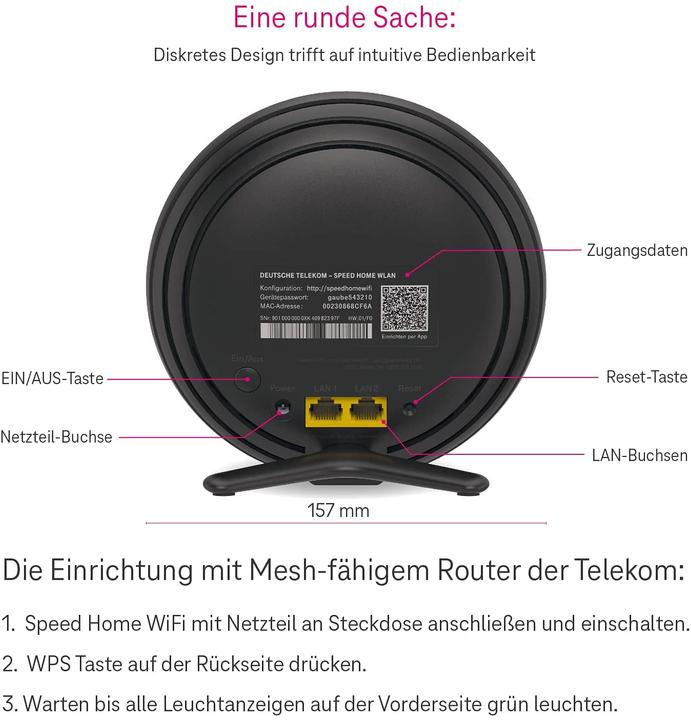Produktbild Telekom Speed Home WLAN (4800 Mbit/s)